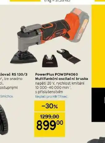 Tesco Powerplus multifunkční oscilační bruska nabídka
