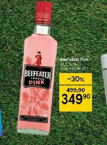 Tesco Beefeater pink nabídka