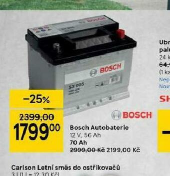 Tesco Bosch autobaterie nabídka