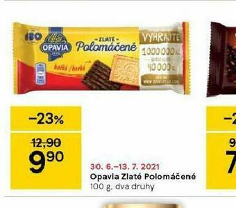 Tesco Opavia zlaté polomáčené nabídka