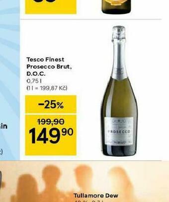 Tesco Tesco finest prosecco brut, d.o.c. nabídka