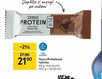 Tesco Tesco proteinová tyčinka nabídka