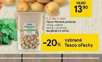 Tesco Tesco pistácie pražené solené nabídka