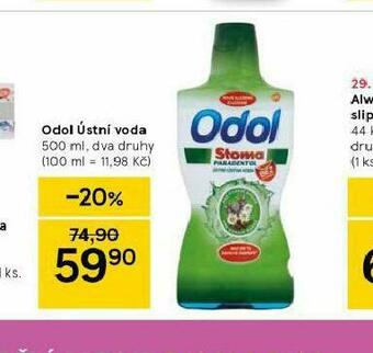 Tesco Odol ústní voda nabídka