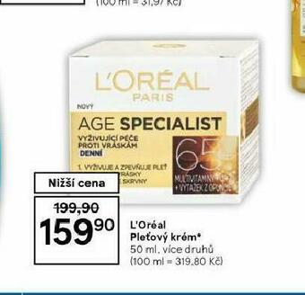 Tesco Loreal pleťový krém nabídka