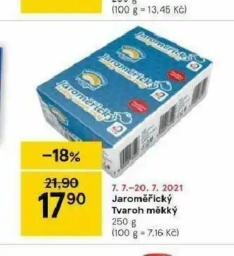 Tesco Jaroměřický tvaroh nabídka