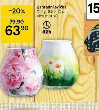 Tesco Zahradní svíčka nabídka
