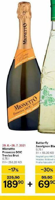 Tesco Mionetto prosecco doc treviso brut nabídka