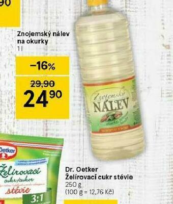 Tesco Znojemský nálev na okurky nabídka