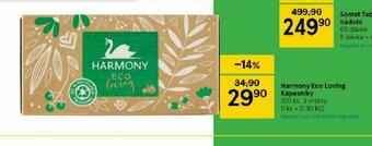 Tesco Harmony eco loving kapesníky nabídka