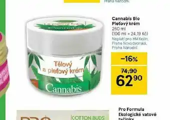 Cannabis bio pleťový krém