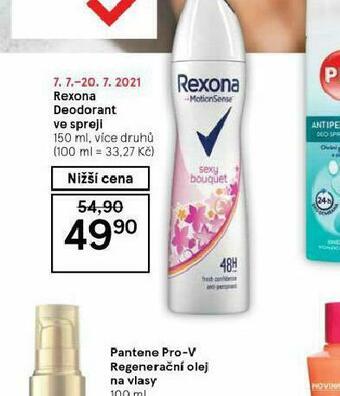 Tesco Rexona deodorant nabídka