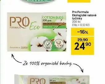 Pro formula ekologické vatové tyčinky