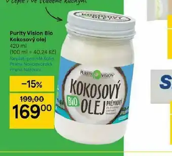 Tesco Purity vision bio kokosový olej nabídka