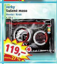 Norma Jerky sušené maso nabídka