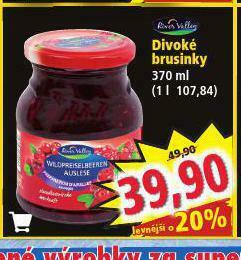 Norma Divoké brusinky nabídka