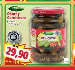 Okurky cornichons