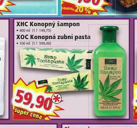 Norma Konopná zubní pasta nabídka