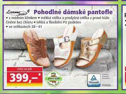 Norma Pohodlné dámské pantofle nabídka