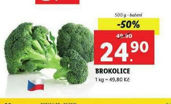 Lidl Brokolice nabídka