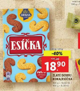 Lidl Zlaté derby / koka / esíčka nabídka