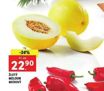 Lidl Žlutý meloun nabídka