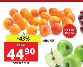 Lidl Meruňky nabídka