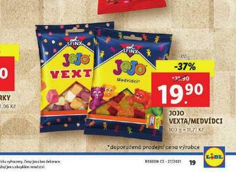 Lidl Jojo vexta / medvídci nabídka