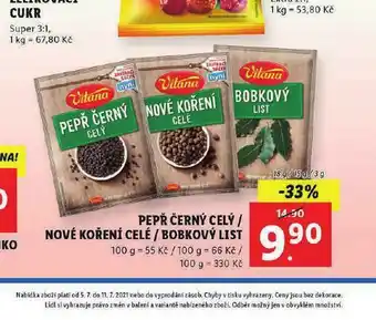 Lidl Nové koření celé nabídka