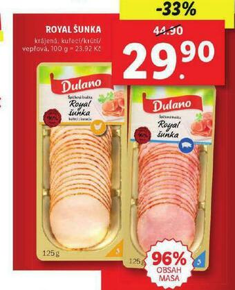 Lidl Royal šunka nabídka