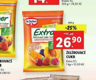 Lidl Želírovací cukr nabídka