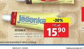 Lidl Jesenka nabídka