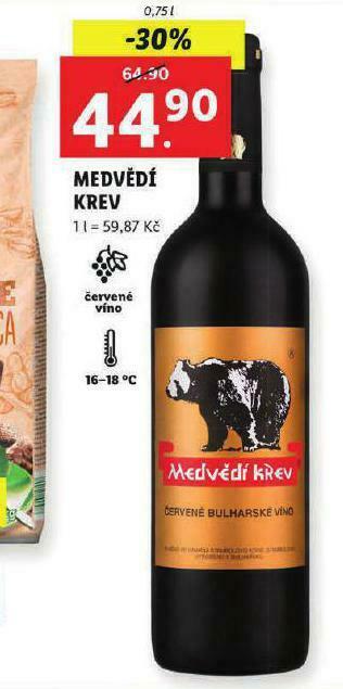Lidl Medvědí krev nabídka