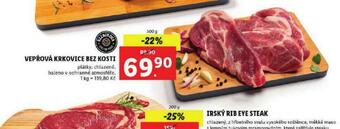 Lidl Vepřová krkovice bez kosti nabídka