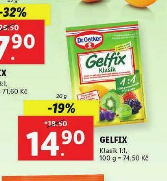 Lidl Gelfix klasik 1:1 nabídka