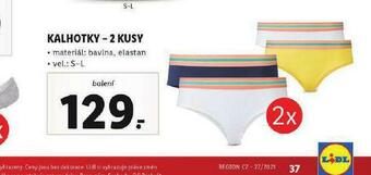 Lidl Kalhotky nabídka