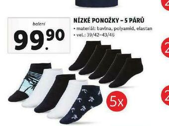 Lidl Nízké ponožky nabídka