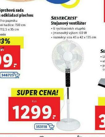 Lidl Stojanový ventilátor nabídka