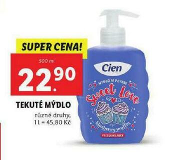 Lidl Tekuté mýdlo nabídka
