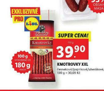 Lidl Kmotrovky nabídka