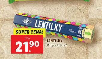 Lidl Lentilky nabídka