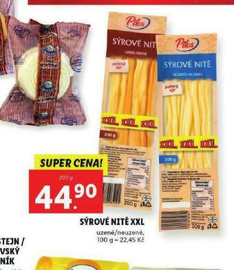 Lidl Sýrové nitě xxl nabídka