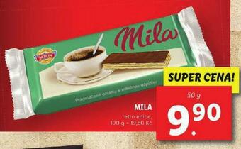 Lidl Mila nabídka