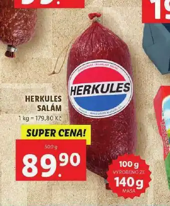 Lidl Herkules salám nabídka
