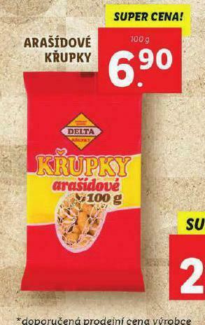 Lidl Arašídové křupky nabídka