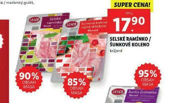 Lidl Šunkové koleno nabídka