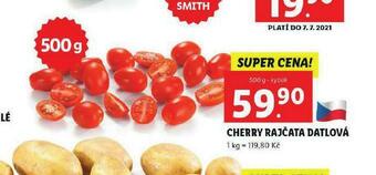Lidl Cherry rajčata datlová nabídka