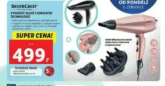 Lidl Vysoušeč vlasů s ionizační technoligií nabídka