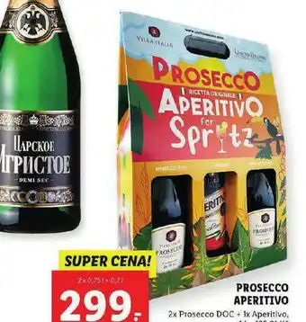 Lidl Prosecco aperitivo nabídka