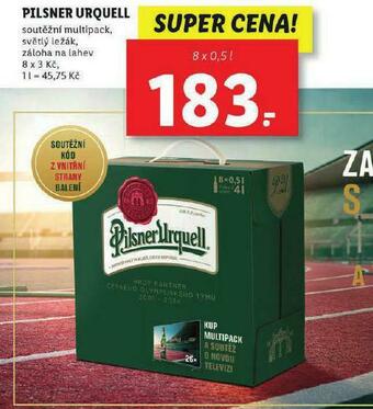 Lidl Pivo pilsner urquell nabídka